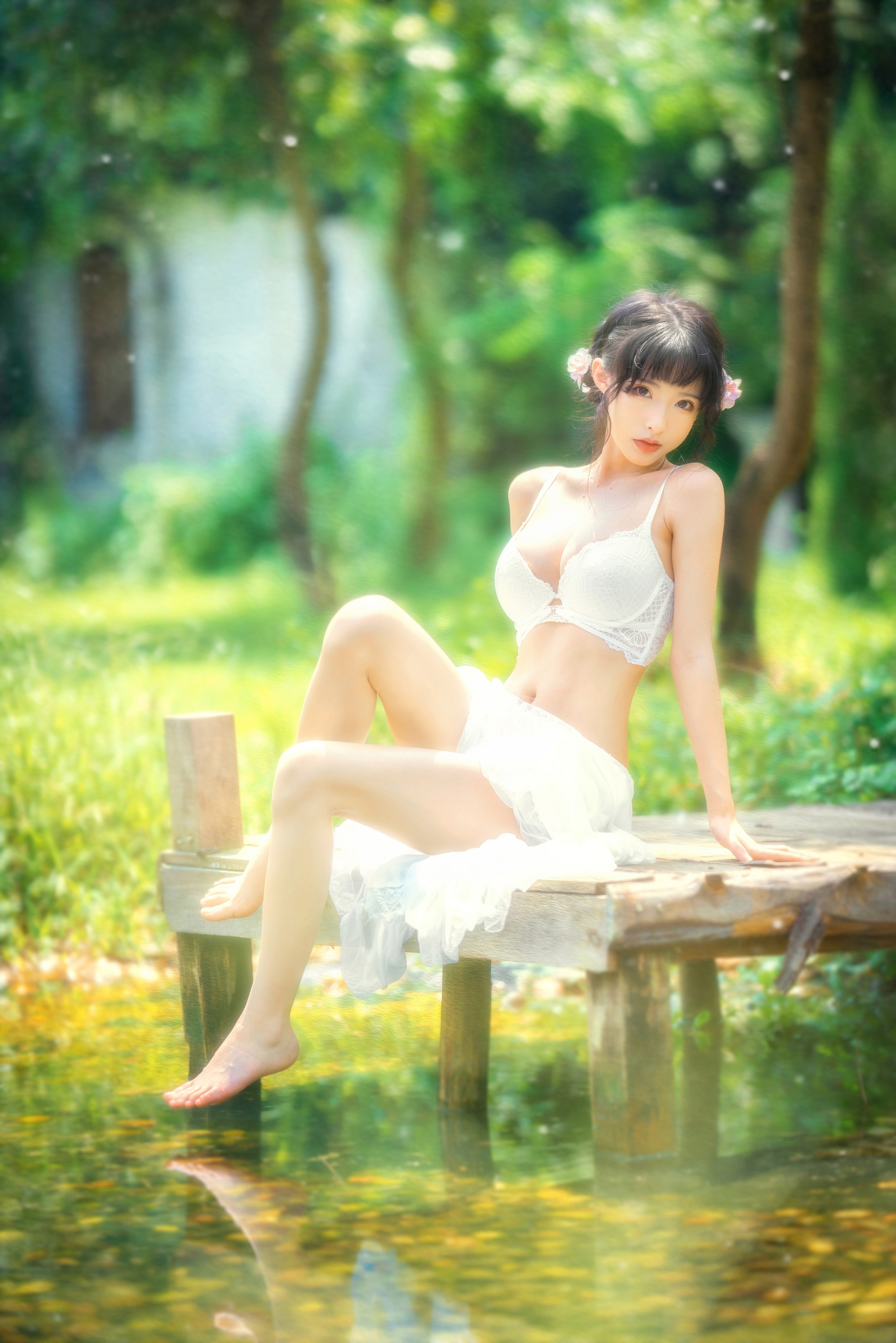 清水由乃 - NO.027 蕾丝花园 [34P]-XikXak